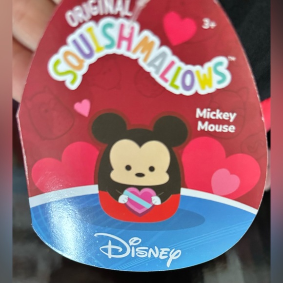 Squishmallow Mickey Mouse Valentines Day 10” Disney NEW - Picture 3 of 5